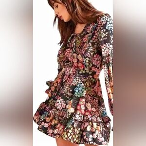 Ted Baker Of London Hendria Floral Mini Dress. NWOT
